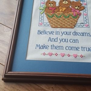 Handcrafted Framed Cross Stitch